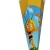 Schultüte - Biene Maja 22 cm - mit / ohne Kunststoff Spitze - Tüllabschluß - Zuckertüte für Mädchen Jungen Bienen Honig Willi Flip - 