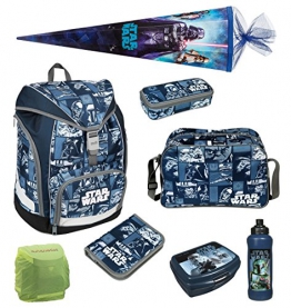 Star Wars Twixter Schulrucksack Set 8tlg. Brotdose Trinkflasche Sporttasche Schultüte 85cm Scooli SWLS7550 -